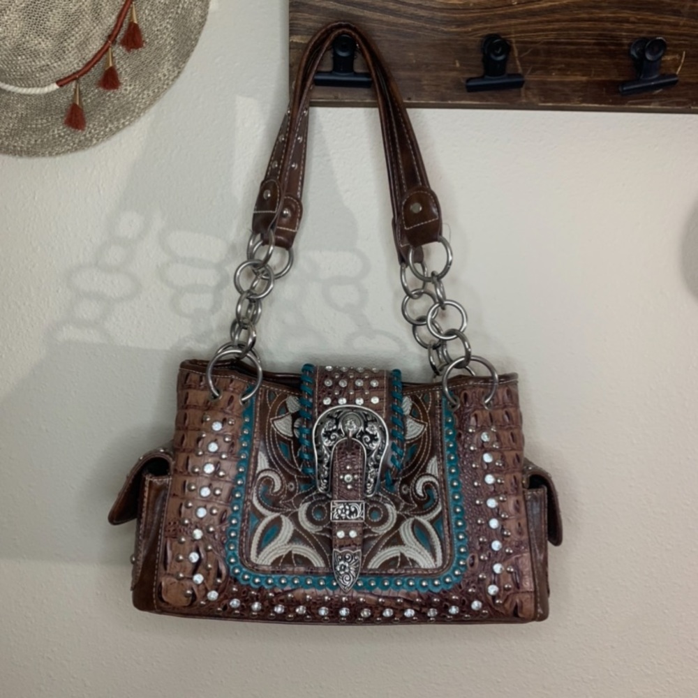 Western Embroidered Tote